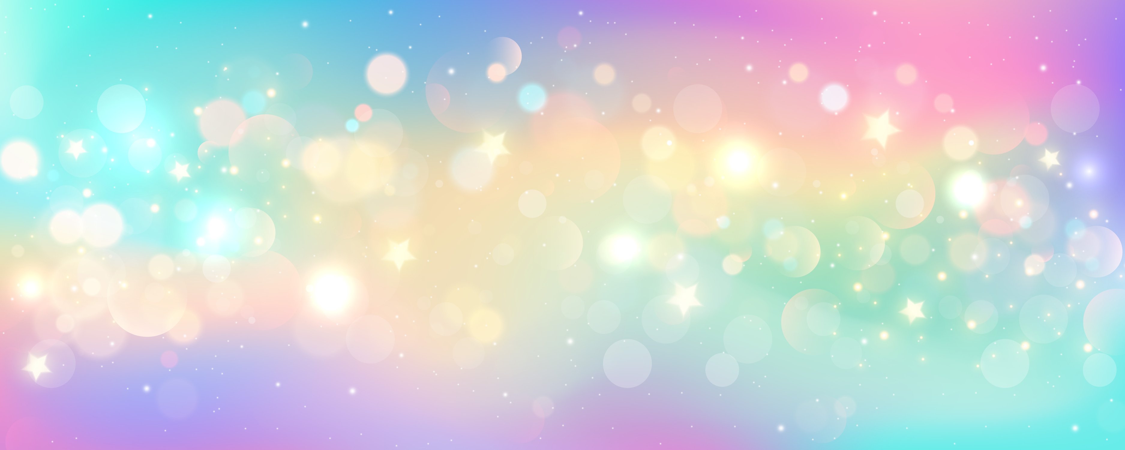 Rainbow bokeh background